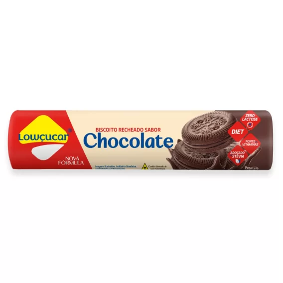 Biscoito Recheado Lowçucar Zero Açucares 120g - Image 2