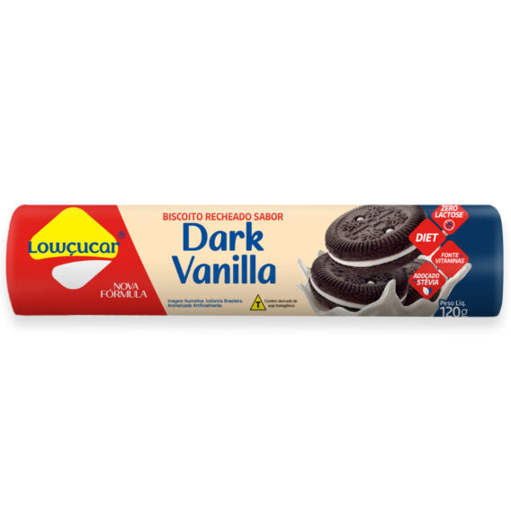 Biscoito Recheado Lowçucar Zero Açucares 120g - Image 3
