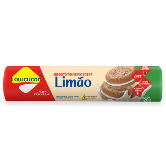 Biscoito Recheado Lowçucar Zero Açucares 120g