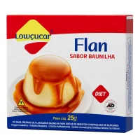 Flan Lowçucar Sabor Baunilha 25g