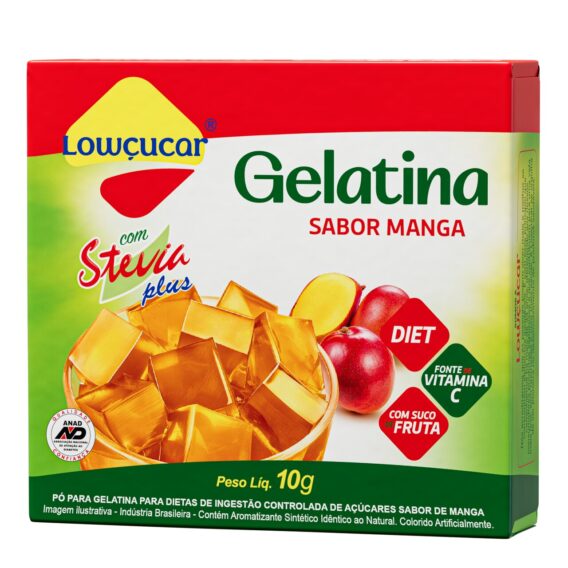 Gelatina Lowçucar Plus com Stevia 10g - Image 4