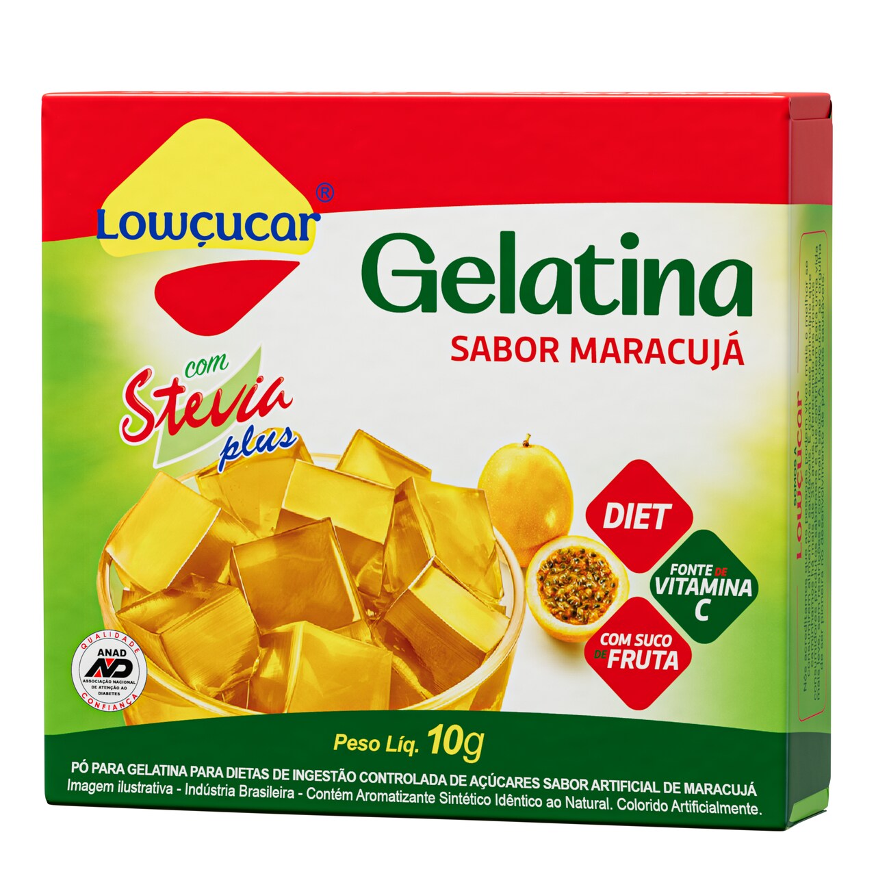 Gelatina Lowçucar Plus com Stevia 10g - Imagem 3
