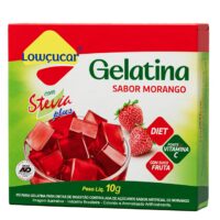 Gelatina Lowçucar Plus com Stevia 10g