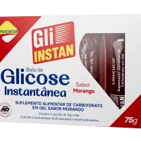 Gli-Instan Lowçucar Sabor Morango Glicose Instantânea 5X15G