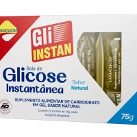 Gli-Instan Lowçucar Sabor Natural Glicose Instantânea 5X15G