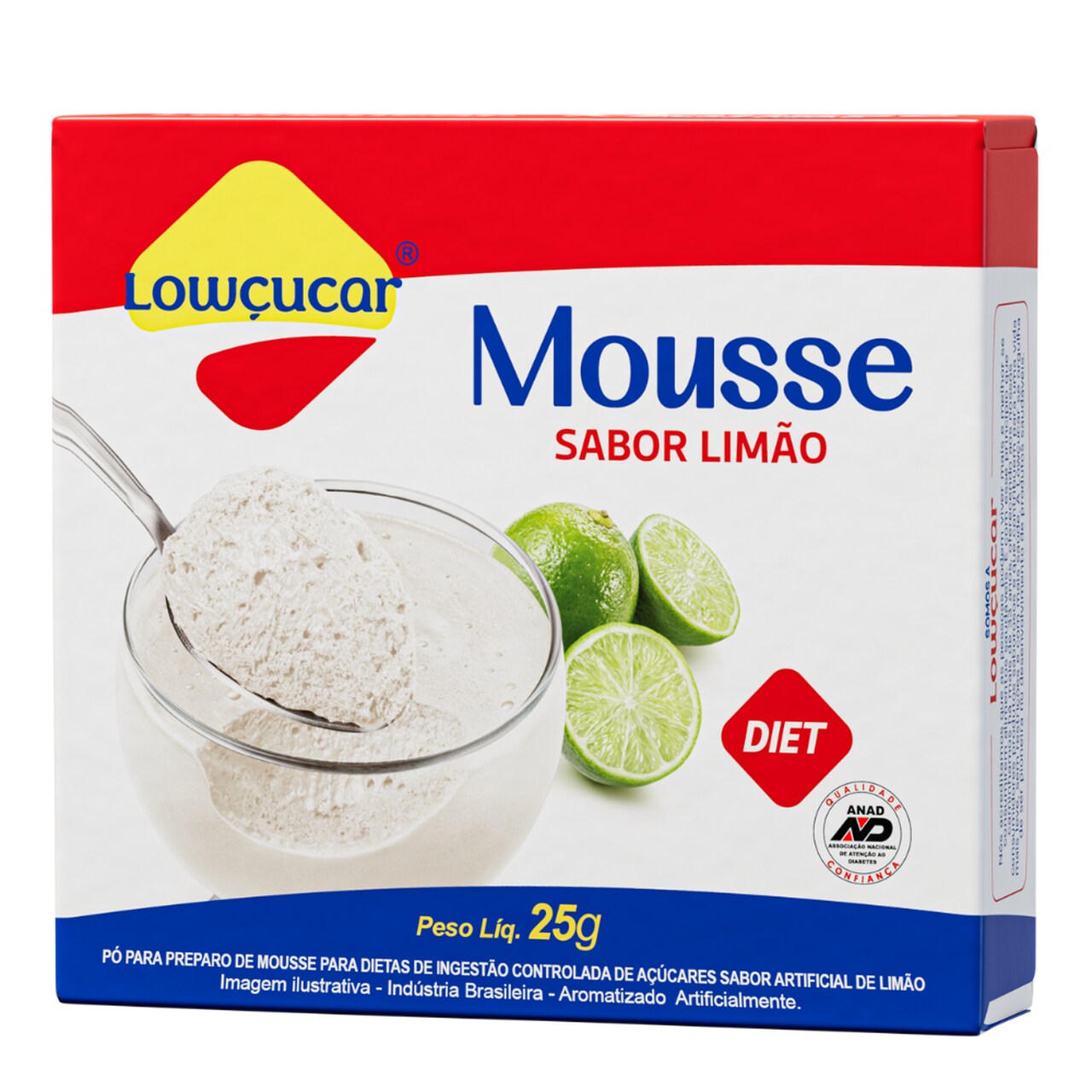 Mousse Lowçucar Zero Açucares 25G - Imagem 3
