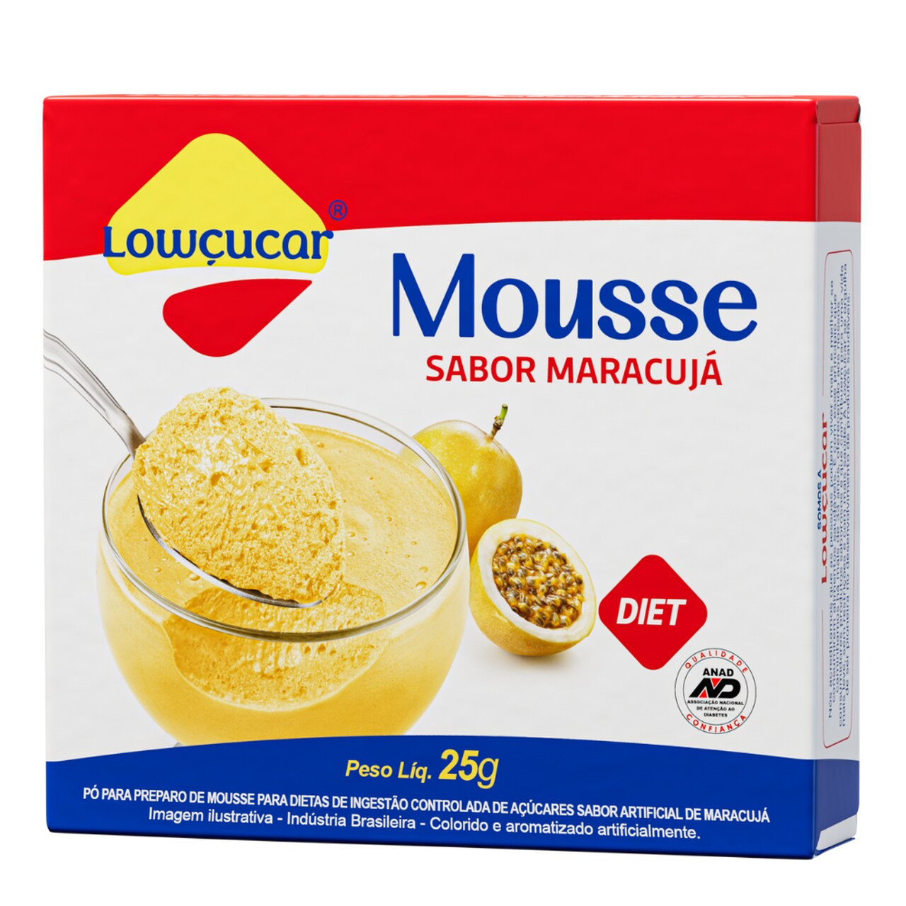 Mousse Lowçucar Zero Açucares 25G - Imagem 2