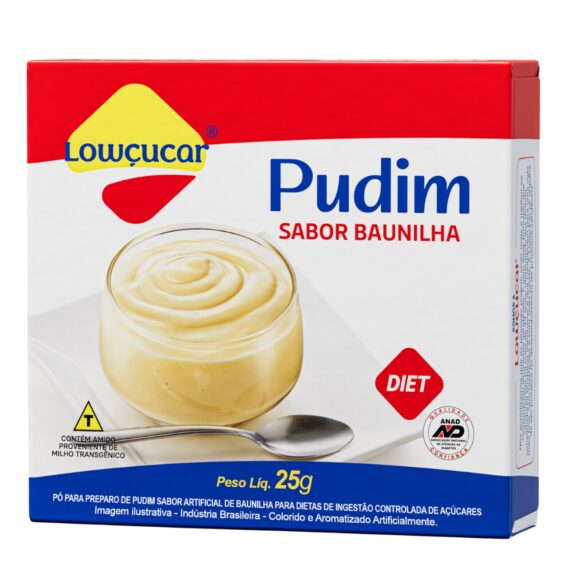 Pudim Lowçucar Zero Açúcares 25g