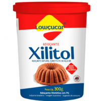 Xilitol Adoçante Natural em Pó Lowçucar 300g